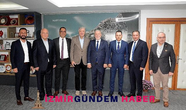 İESOB yönetimi’nden başkan Engin’e ziyaret